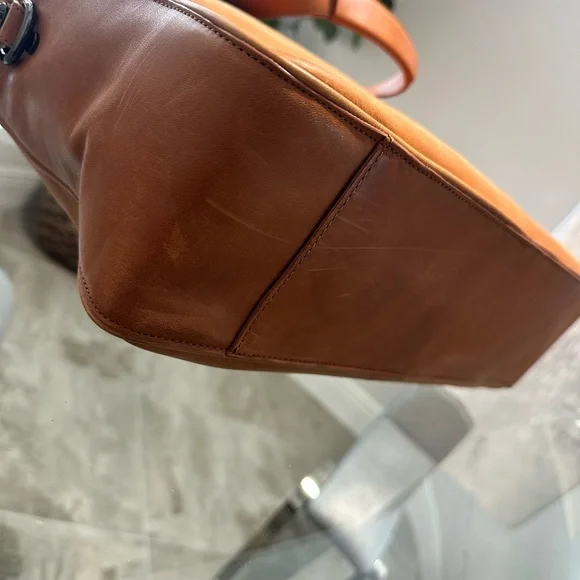 Brahmin Unisex Genuine Leather Briefcase NWOT
